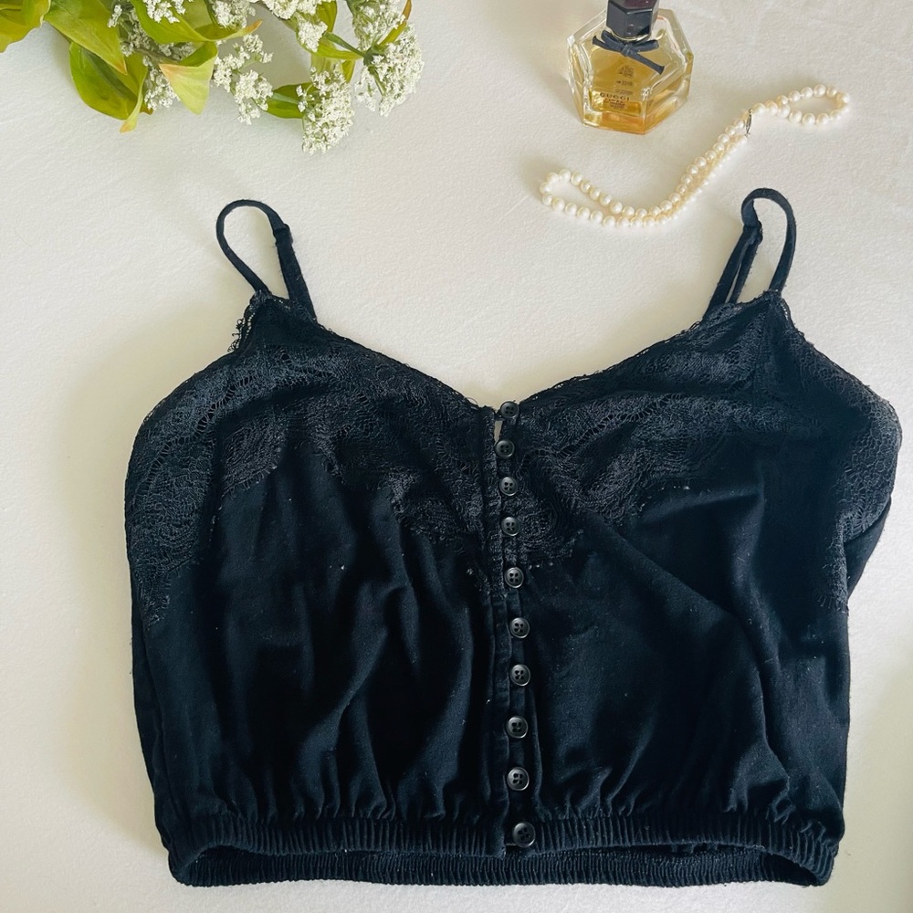 Black Crop Top